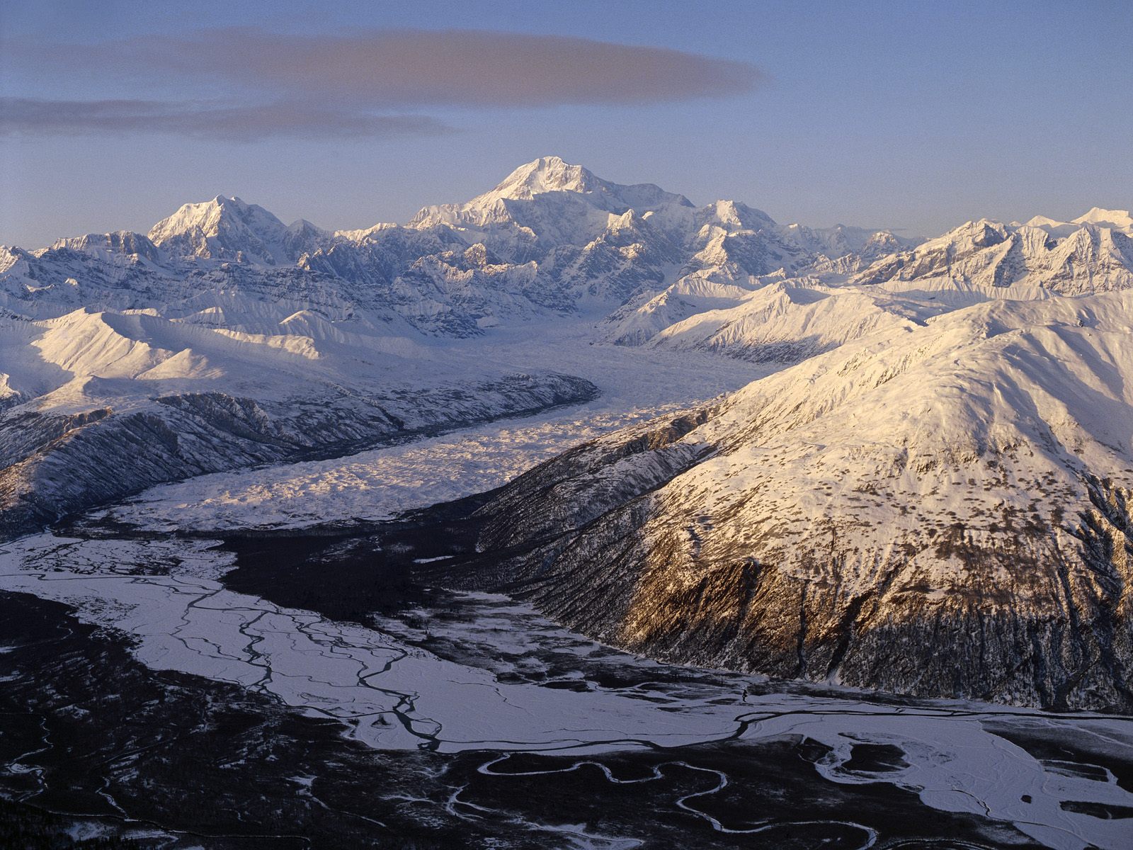 mount-denali-and-glacier--denali-national-park--alaska